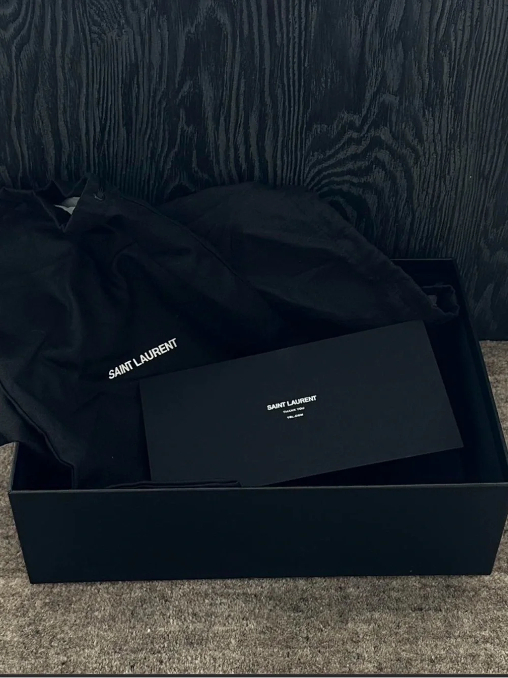 Saint Laurent Black and Brown Leather Slide Heels - Picture 4 of 4
